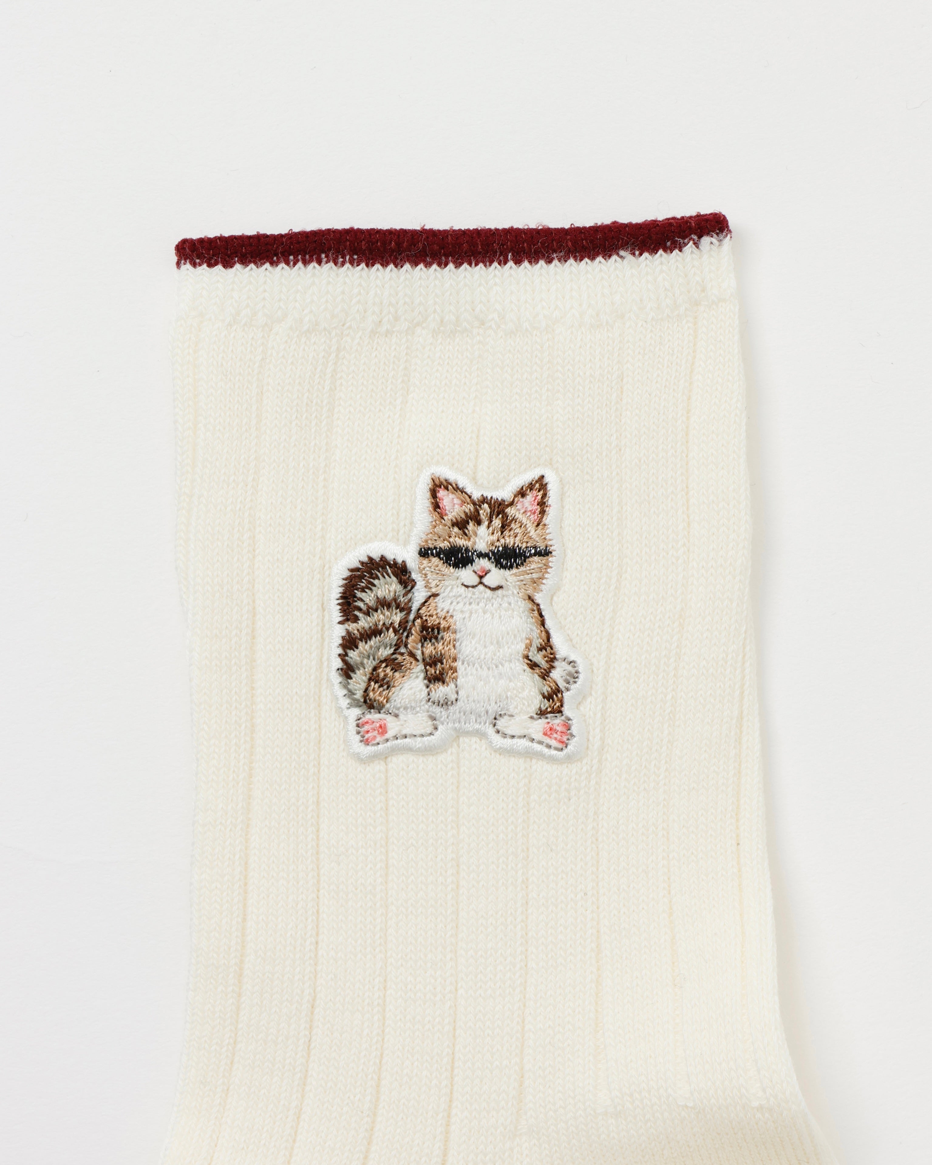 オーガニックコットン SUNGLASS NEKO ソックス