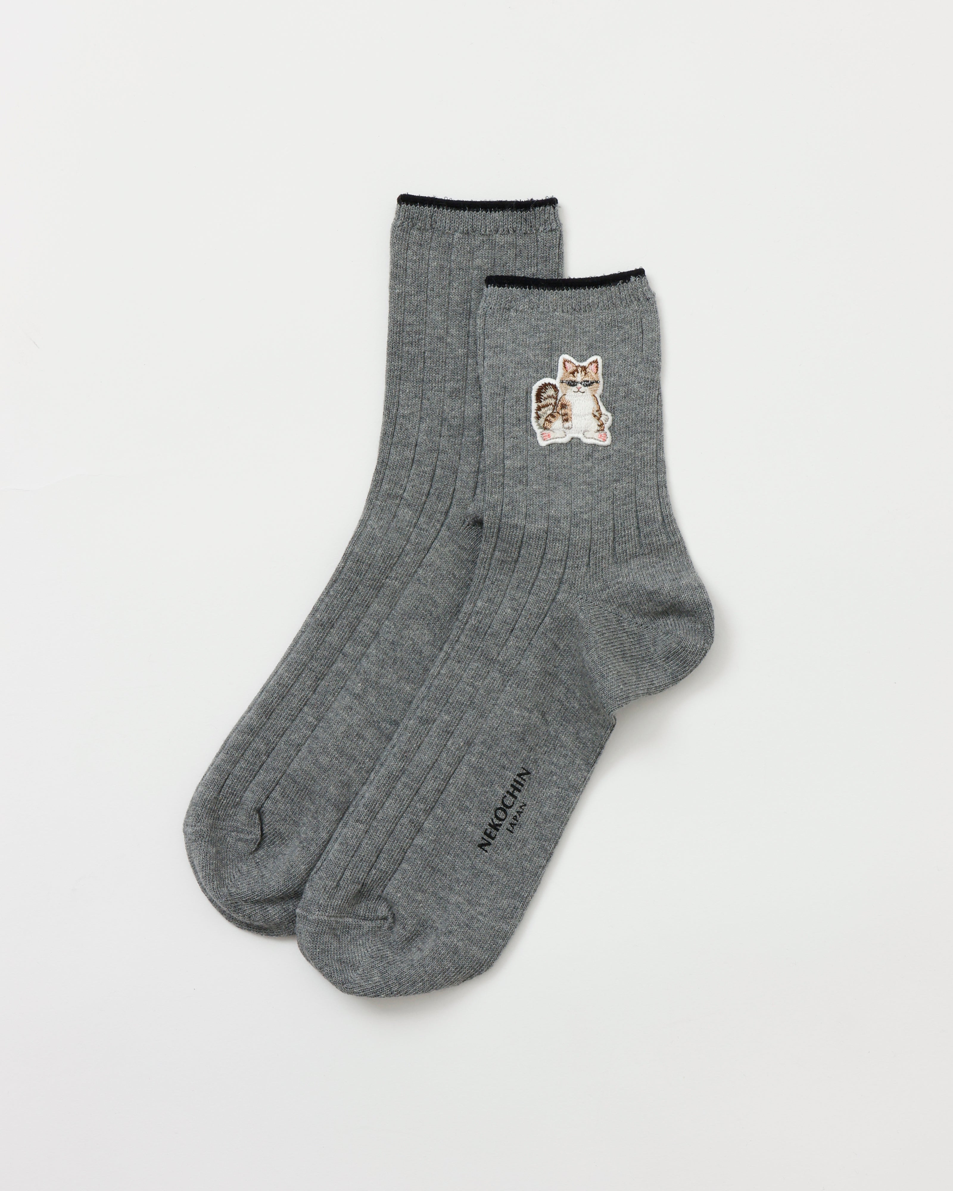 オーガニックコットン SUNGLASS NEKO ソックス