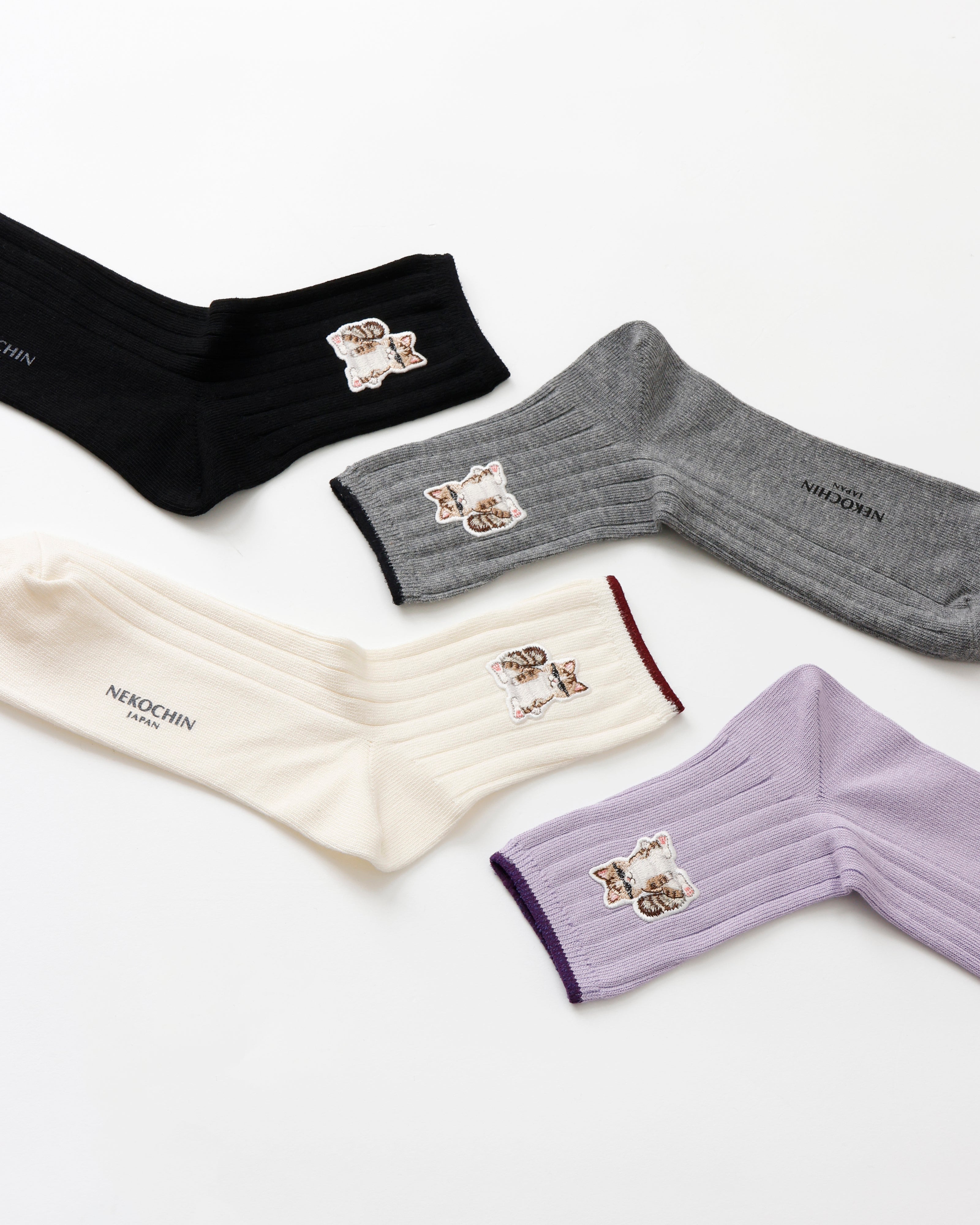 オーガニックコットン SUNGLASS NEKO ソックス