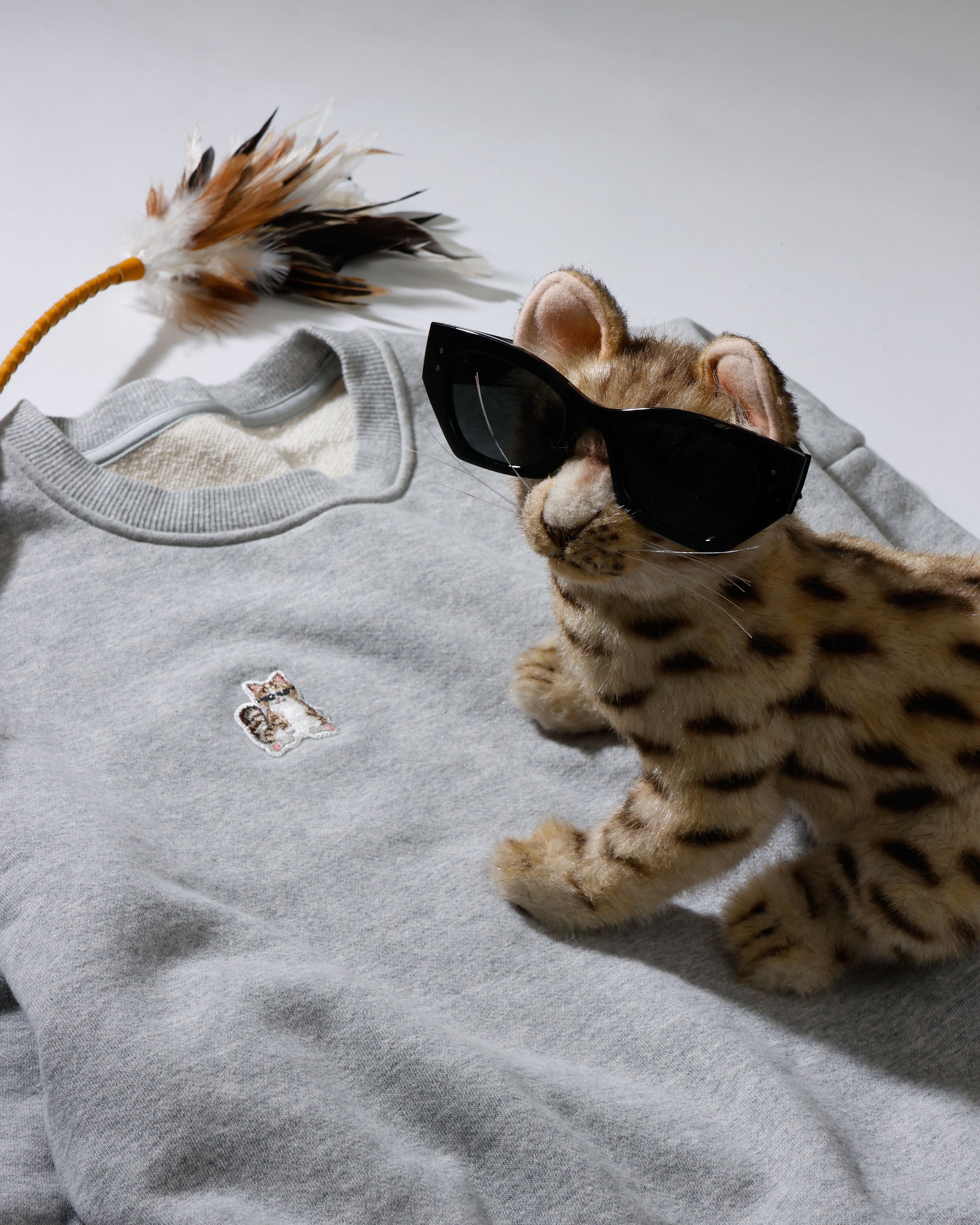リラックス SUNGLASS NEKO スウェット