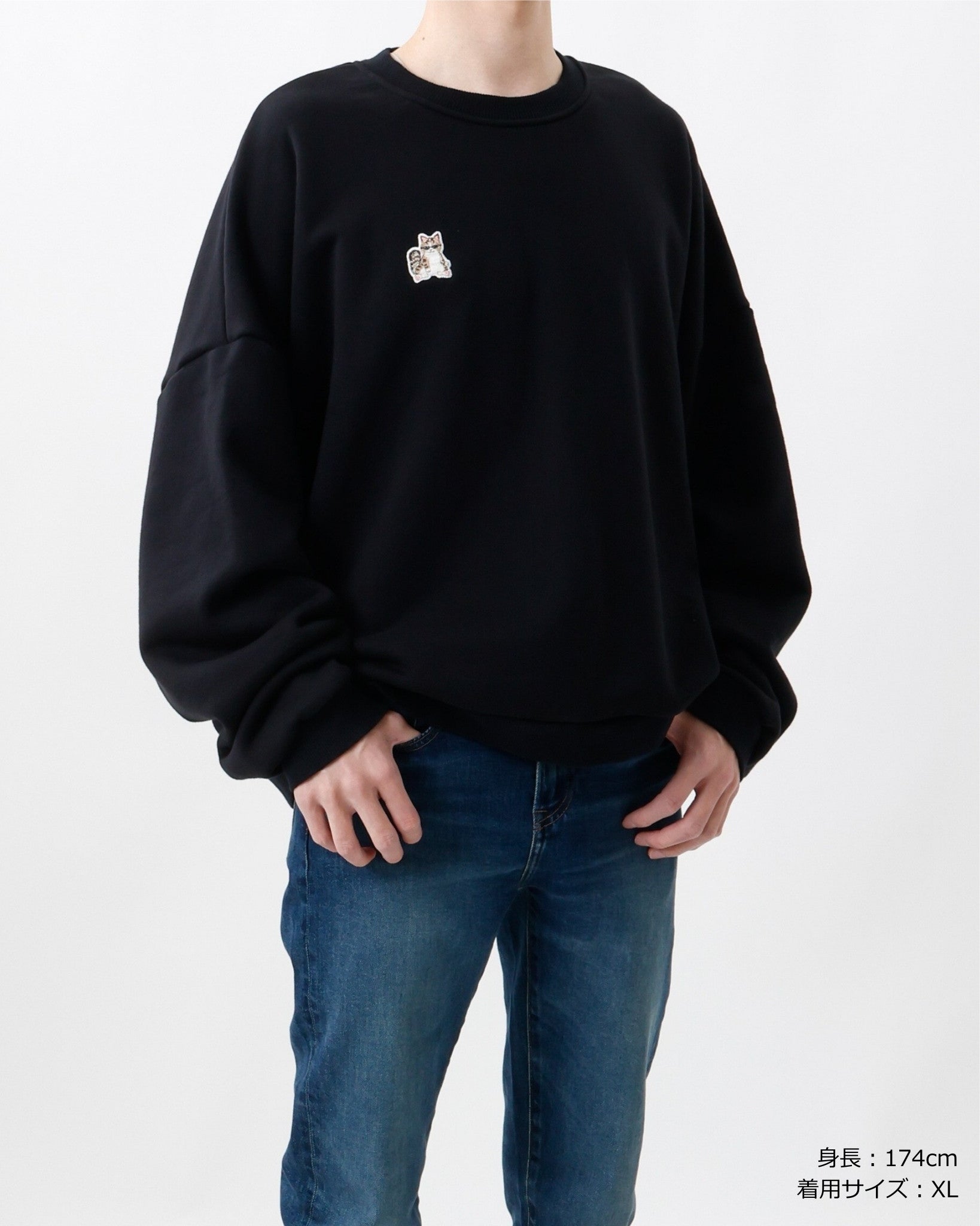 リラックス SUNGLASS NEKO スウェット