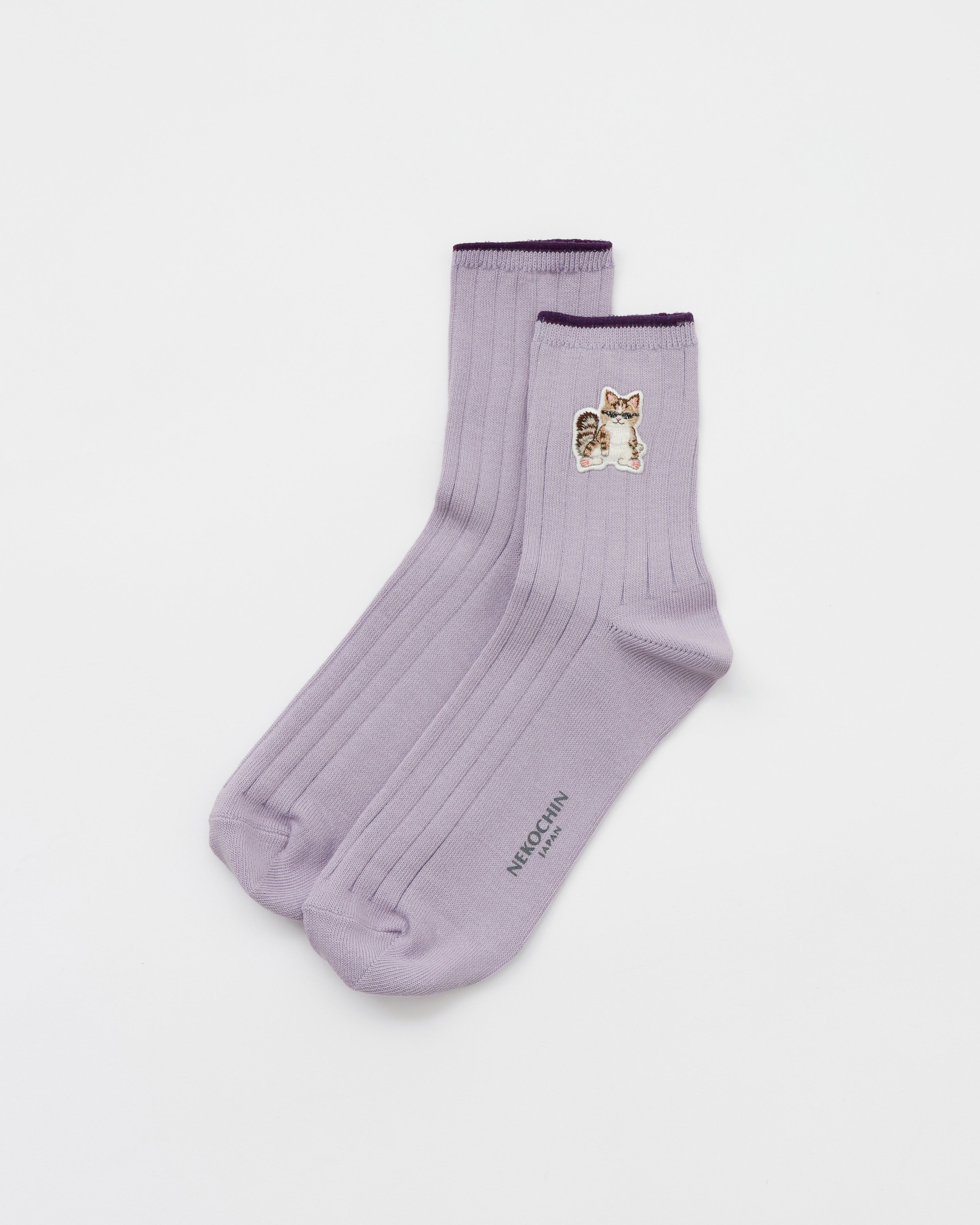 オーガニックコットン SUNGLASS NEKO ソックス