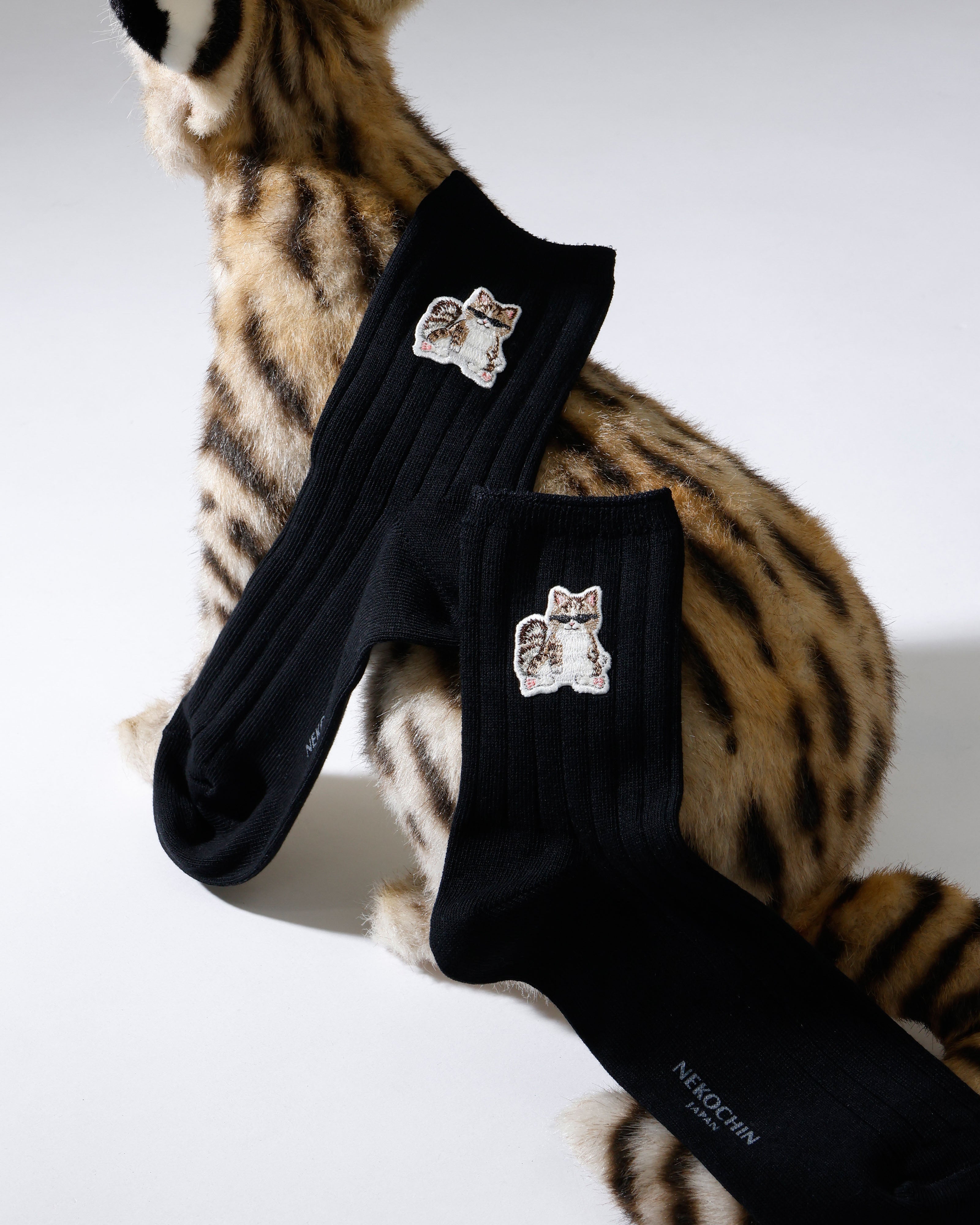 オーガニックコットン SUNGLASS NEKO ソックス